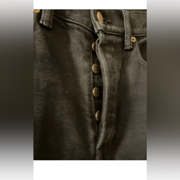 polo ralph lauren callen black jeans with suede leather - Picture 5 of 6